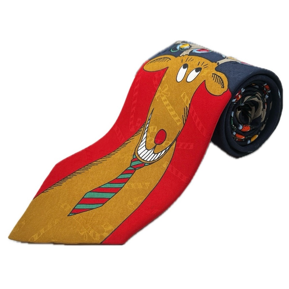 Christmas Rudolph Reindeer Tie